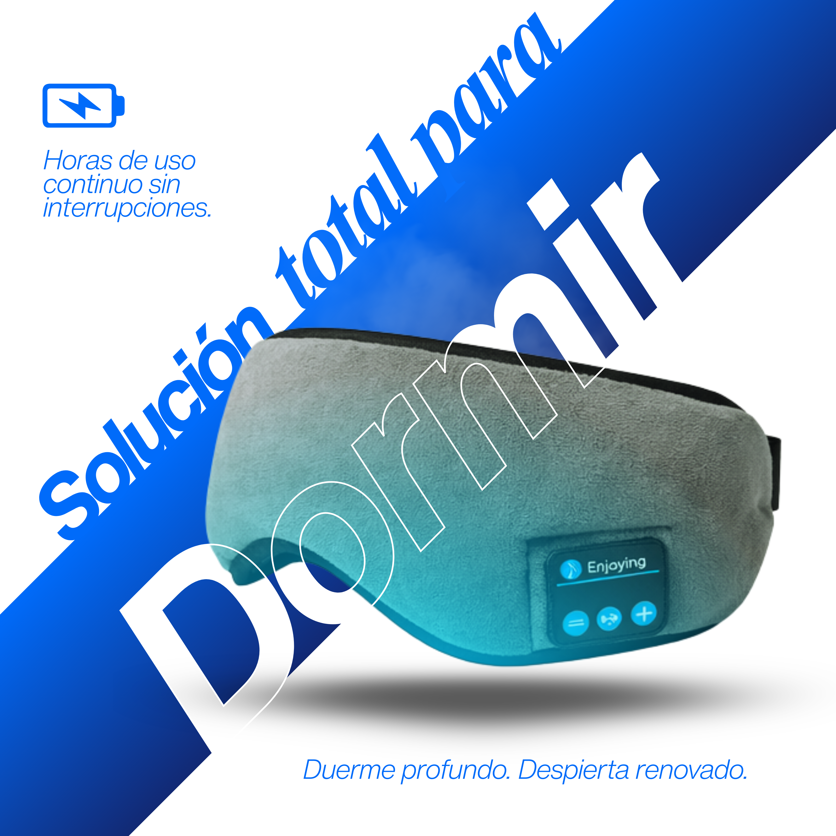 Máscara para Dormir con Auriculares